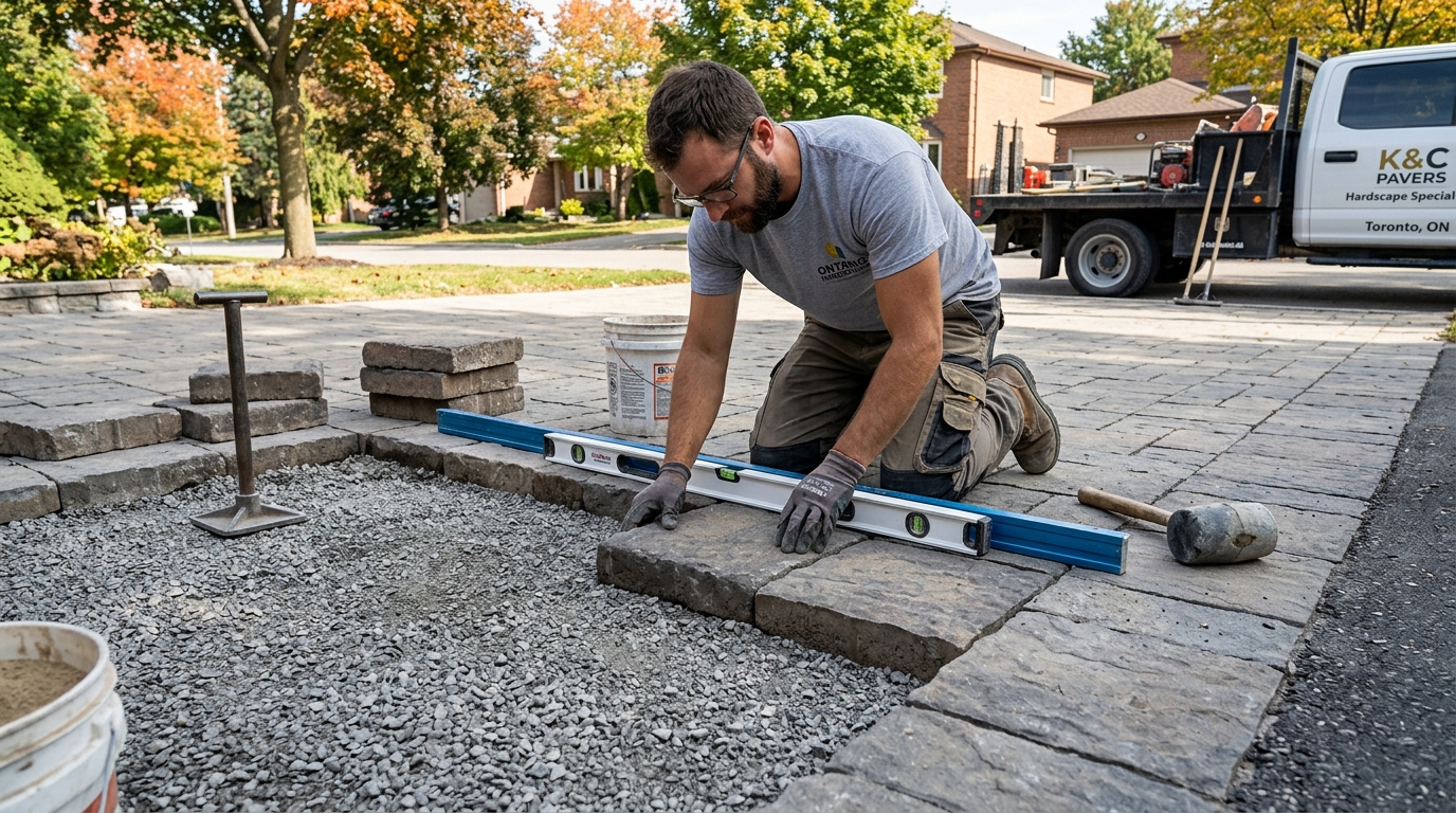 Interlocking Stone Repair and Re-Leveling
